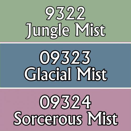 Master Series Paints: Misty Colors Triad