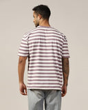 Leriya Fashion Mens T-Shirt | T Shirt For Men| Oversized T Shirt For Men| Loose Fit T Shirt For Men (X-Large, Purple)