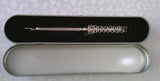 Torah Book Pointer Yad Hand Pointer Silver Finish Great bar bat Mitzvah Gift with a 20cm Bead Charm (17 cm Silver in Gift Box)