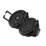 Construct Pro SpeedyZ Mini Spring-Lock Cable Pass-Through Port - Pair, Black, 1.5Outer / 1Inner Diameter