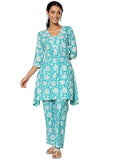Libas Women'S Pure Cotton Kurta Sets (36753O_Blue