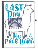 Udnag Ruled Notebook Diary Last Day No Prob Llama, [A5 80Pages 80Gsm]