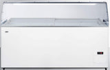Summit Appliance NOVA53PDC 61 Wide Fully Assembled Commercial Dipping Cabinet with Digital Thermostat, Sneezeguard, Light, Manue