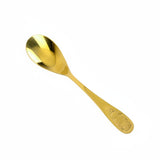 MERISHOPP Copper Bowl Spoon Chopstick Set Brass Copper Bowl Set Food Safe Tableware, Brass, Small Spoon
