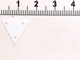 The Design Cart White Three Hole Triangular Plastic Sequins, 250 Grams, 1.7 cm Sequins for Embroidery Work, Jewellery Making, De