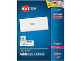Easy Peel Laser Address Labels, 1 x 2-5/8, White, 3000/Box, Total 15000 EA, Sold as 1 Carton