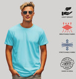 ADRO T Shirts Pack of 2 Mens Tshirts Cotton T Shirts for Men Tshirt T-Shirts Combo T Shirts Tshirts for Men Plain Solid Tshirts Mint Pista Tshirt for Men RCM2-PLN-MI-PT-2XL,Mint,Pista
