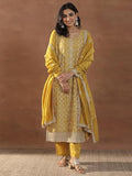 Libas Women'S Silk Blend Kurta Sets (49521R Mustard 2Xl