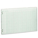 Acco Wilson Jones Columnar Loose Sheets Sheet,24Col,Dblpg,11X17Gn (Pack Of 2)
