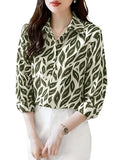Leriya Fashion Solid Regular Fit Shirt For Women (Lf-W2199_Green-01,Green-01Apparel,XL