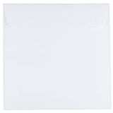 JAM PAPER 6.5 x 6.5 Square Invitation Envelopes - White - 100/Pack