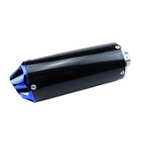 Aluminum Blue 28Mm Motorcycle Exhaust Muffler With Clamp For 50Cc 70Cc 90Cc 110Cc 125Cc Chinese Pit Trail Dirt Bike Mini Motocro