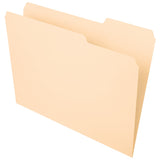 Office Depot File Folders, 1/3 Tab Cut, Right Position, Letter Size, 30% Recycled, Manila, Pack Of 100, OD752 1/33