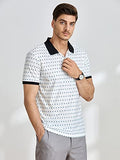Toplot Men'S Regular Fit White Polo Shirt (Polo-5127-Square-S),White-5,,B0CB8MW3RM