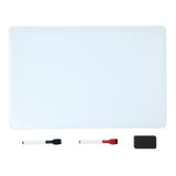 Amazon Basics Magnetic Dry Erase Board for Fridge, Whiteboard Sheet, 20 x 13, with 2 Markers and Eraser
