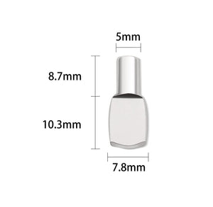 5mm Shelf Pegs Pins,60 Pieces Cabinet Furniture Spoon Shape Support Pegs for Shelves Nickel Plated