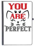 Udnag Ruled Notebook Diary Perfect | You Are Perfect, [A5 80Pages 80Gsm]