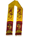 Yadadri Sri Ganapathi Bappa Morya | Shri Ganesh Ji Shawl/Scarf/Stole (Set Of 10) Yellow Color | Shri Bhargavas Traders