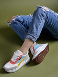 Shoetopia Smart Casual Comfortable White Sneakers For Women & Girls /Eu39,White,6,B0DRJGWS7W