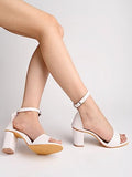 Shoetopia Girls Heel-1313 White Heeled Sandal - 4 Uk (Girls-Heel-1313-White),White,4,B0CQK4PGCK