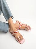 Shoetopia Girls Gd-9 Pink Flat Sandal - 6 Uk (Girls-Gd-9-Pink),Pink,6,B0CQK27Z31