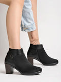 Shoetopia Women'S Flat Boots,Black,7,B0CMXS7VL6