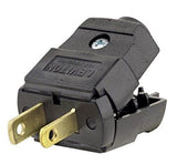 Leviton 101P 15 Amp, 125 Volt, Residential Grade, Polarized, NonGrounding Plug, Brown 20 Pack