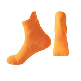 Carl Vinson Marathon Running Socks For Men & Women | NonSlip QuickDrying Breathable | Orange
