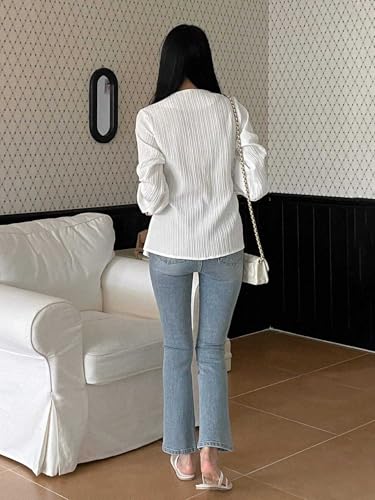 Leriya Fashion Women'S Solid Regular Fit Top (Lf-W2052_White S)