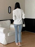 Leriya Fashion Women'S Solid Regular Fit Top (Lf-W2052_White L)
