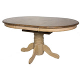 Sunset Trading Brook 5-Piece 42-60 Extendable Wood Dining Set In Cream