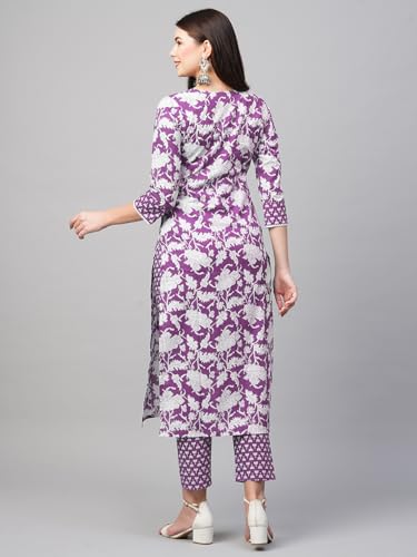 Anni Designer Women'S Rayon Blend Printed Straight Kurta With Pant (Pustak Begani_Xxl_Begani_Xx-Large),Begani,2XL,Rayon Blend,Pustak-85415,Kurta
