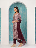 Anni Designer Women'S Cotton Blend Straight Printed Kurta With Pant & Dupatta (Ramna Wine_Xxl_Wine_Xx-Large),Wine,2XL,Cotton Blend,Regular,Kurta, Scarf