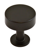 Lew's Hardware Bar Series 51-001 Matte Black Cabinet Knobs and Pulls (B. Round Knob)
