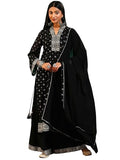 Libas Women'S Georgette Kurta Sets (48872_Black_Xl)