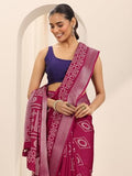 Libas Women10 Georgette Sarees (16253_Pink)