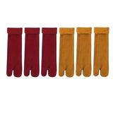 Wklouyhe MenS And WomenS Striped Socks, Velvet Thickened Warm Sleeping Socks, Autumn And Winter Fleece Lining Thermal Crew Soc