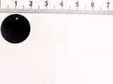 The Design Cart Black One Hole Circular Plastic Sequins, 500 Grams, 2 cm Sequins for Embroidery Work, Jewellery Making, Designin