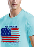 Adro Men'S Usa American Flag Printed Cotton T-Shirts (Rnr-M-Nww-Mi_Mint_M)