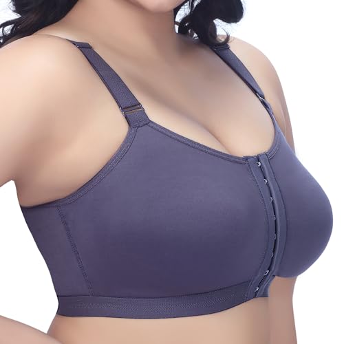 Trylo Riza Front Open-Grey-36-C-Cup,GREY,36,B0CJDYWKNZ