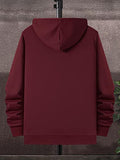 Toplot Men'S Woolen Blend Solid Hoodie With Hooded Neck (Zip-Hoodie-5146-Maroon-M),Maroon,,B0CJR5JRK3