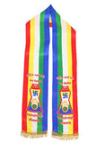 Omg Flag MenS And WomenS Uniq Jainism Religious Miniature Double Sided Silk Fabric WarpKnitted Scarf Dupatta Pack Of 10