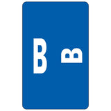 Smead 67172 AlphaZ ColorCoded Labels, Letter B, Dark Blue, 100 Labels/Pack