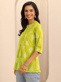 Libas Women'S Cotton Printed Straight Kurti (29716 Mustard Mustard 2Xl