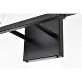 Living District Gianni 4-Light Iron & Glass Bath Sconce In Black/Clear