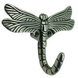 DIY Dcor HubSet of 6 Dragonfly hooks Antique Silver