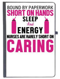 Udnag Ruled Notebook Diary Nurse | Are Rarely Short On Caring, [A5 80Pages 80Gsm]
