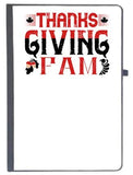 Udnag Ruled Notebook Diary Thanks Giving | Thanks Giving Fam, [A5 80Pages 80Gsm]