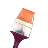 KAMAL Flat chapta Golden Synthetic Hair Painting Brushes (taklon) 63MM