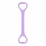 MERISHOPP Ribbed Grip Figurine8 Stretching Strap SinglePiece Figurine 8 Exercise Band Flexible Hand Loop Exercise Strap Sleek,